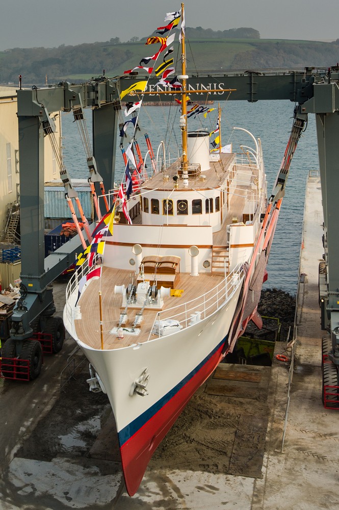 Malahne Yacht at her launch