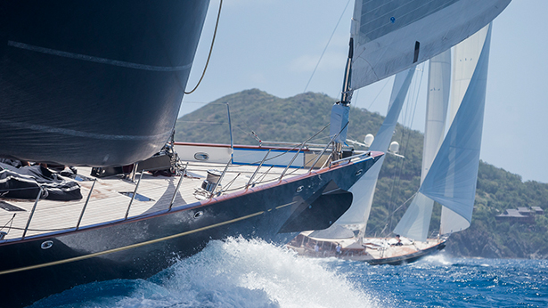 Marie and Wisp racing hard on the final day of competition. Photo by Carlo Borlenghi