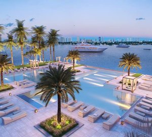 Works on new yacht club and superyacht marina underway in North Miami Beach