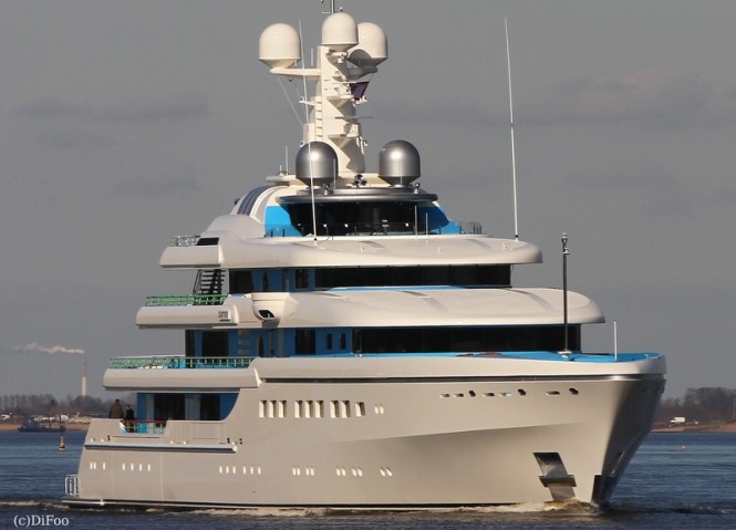Mega yacht DARTWO - Photo by DiFoo