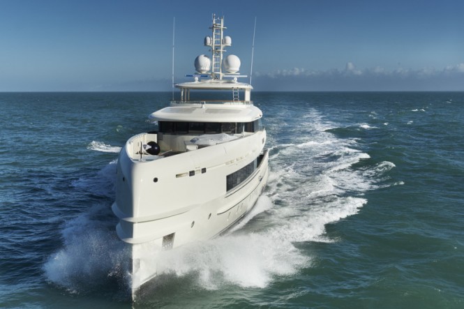 Motor yacht Sibelle - front view - Photo by Richards Visions and Heesen Yachts
