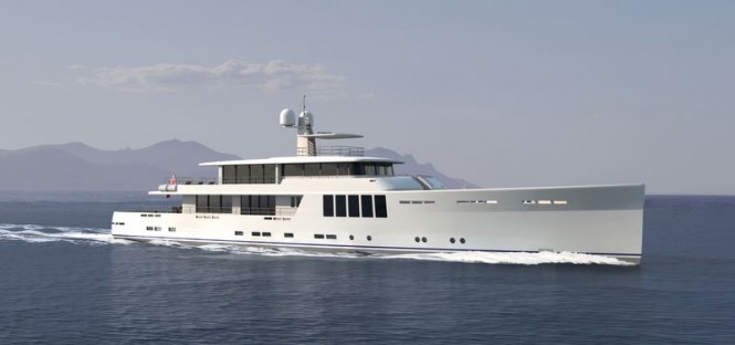 New 164' Explorer superyacht concept developed by JFA Yachts