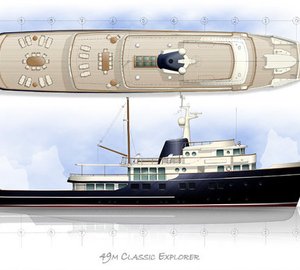 New 49m Classic Explorer Motor Yacht Concept by Rhoades Young