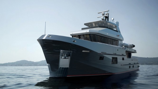 New motor yacht Bering 77 design by Bering Yachts
