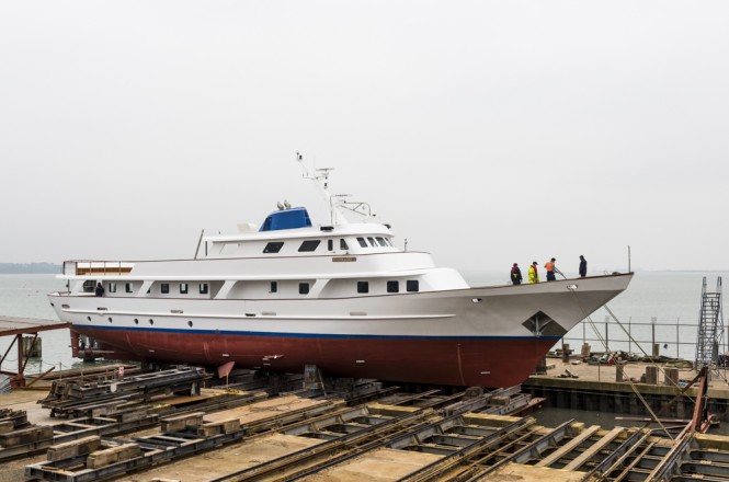 Newly refitted superyacht Moon Maiden II ready to hit the water