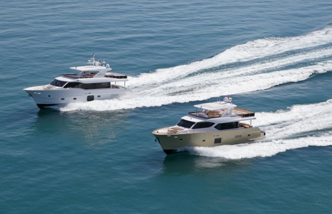 Nomad 65 and Nomad 75 Yachts underway