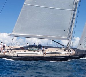 A great success of SW 100 RS sailing yacht CAPE ARROW at St Barths Bucket Regatta 2015