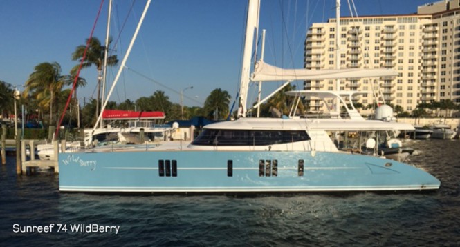 Sunreef 74 catamaran WildBerry in the beautiful Florida yacht holiday location - Fort Lauderdale