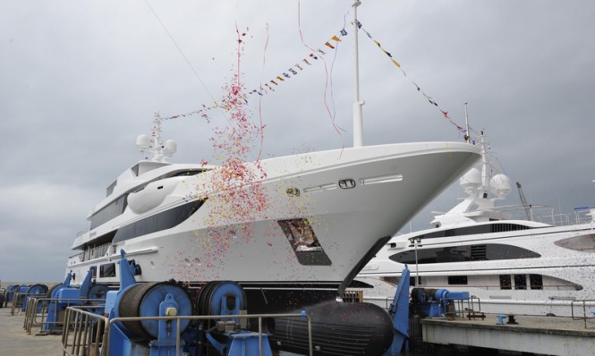 Super yacht Surpina ready to hit the water