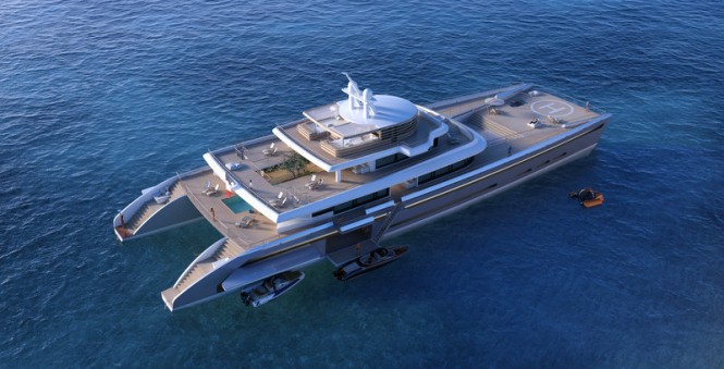 Superyacht Manifesto concept from above