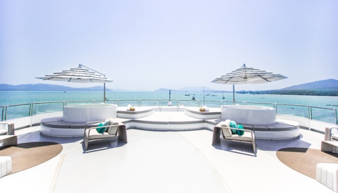 Superyacht Saluzi - Sun Deck
