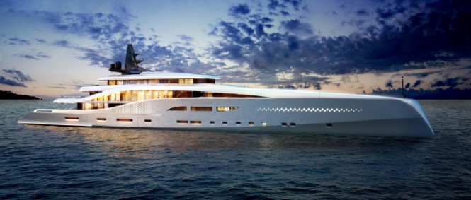 107m superyacht STILETTO concept