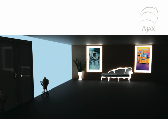 116m Super Yacht AJAX concept by Sigmund Yacht Design - Interior