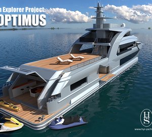 New exciting 43m explorer yacht project with four design options unveiled by HYS Yachts