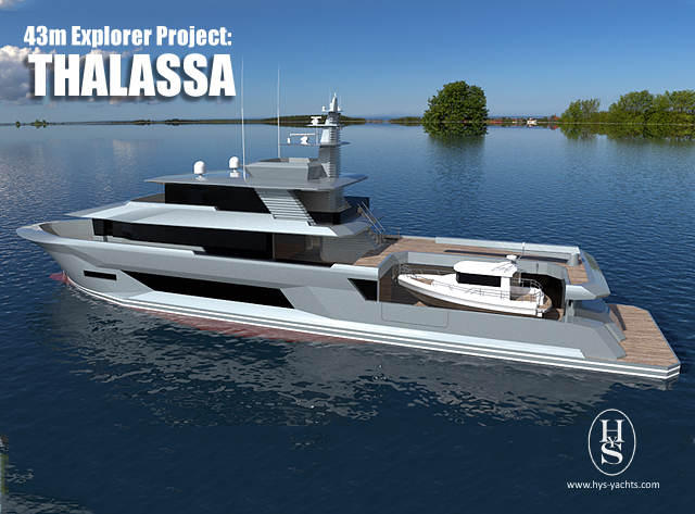 43m superyacht Thalassa design