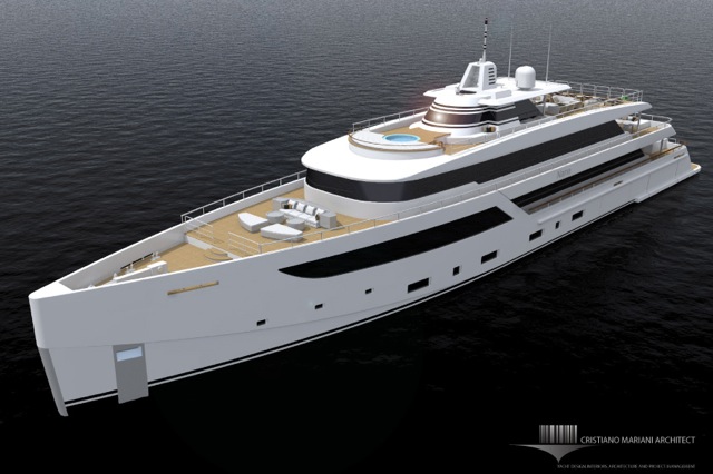 62m motor yacht MY620_CMA project by Cristiano Mariani