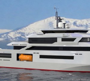 Robust 65m Supply Vessel Luxury Motor Yacht MSS EXPEDITION65 design by Studio Sculli