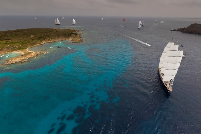 At 4th Superyacht Regatta – Transatlantic Maxi Yacht Cup organized by the Yacht Club Costa Smeralda