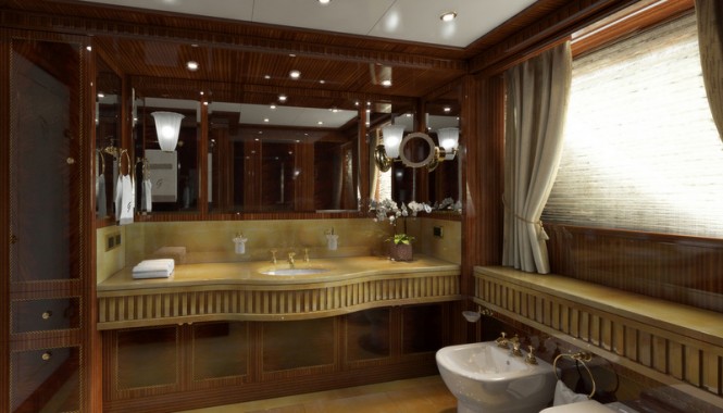 GAZZELLA superyacht - Owners Bathroom
