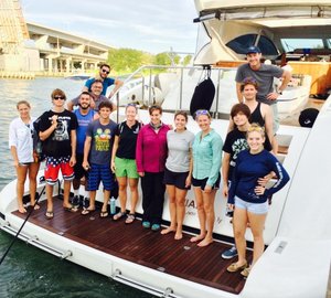 Amazing outreach program hosted by The International SeaKeepers aboard DISCOVERY Motor Yacht DEFIANCE