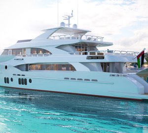 New renderings of Gulf Craft’s Majesty 155 Yacht