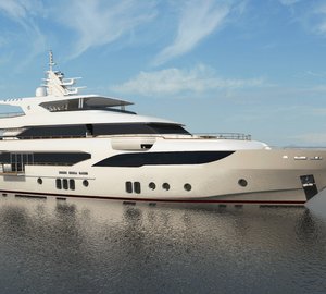 Updated renderings of Gulf Craft superyacht MAJESTY 155