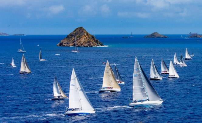 Les Voiles de St. Barth 2015 Fleet © Jouany Christophe