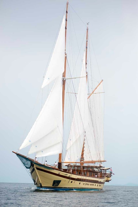Luxury sailing yacht Lamima designed by Marcelo Penna