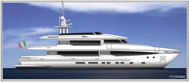 Luxury superyacht Navetta 35 by Cerri and Studio Spadolini
