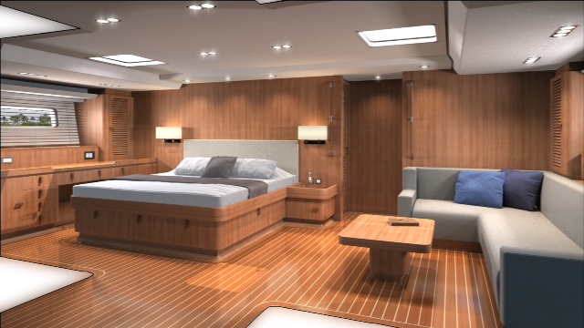 Luxury yacht Swan 115 S - Interior