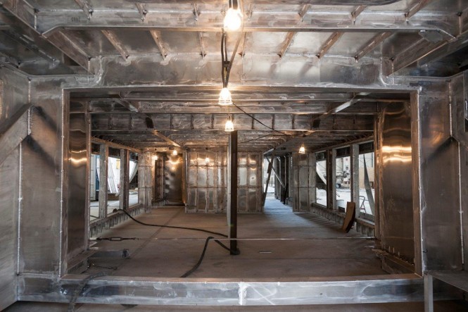 Mangusta Oceano 42 yacht in build