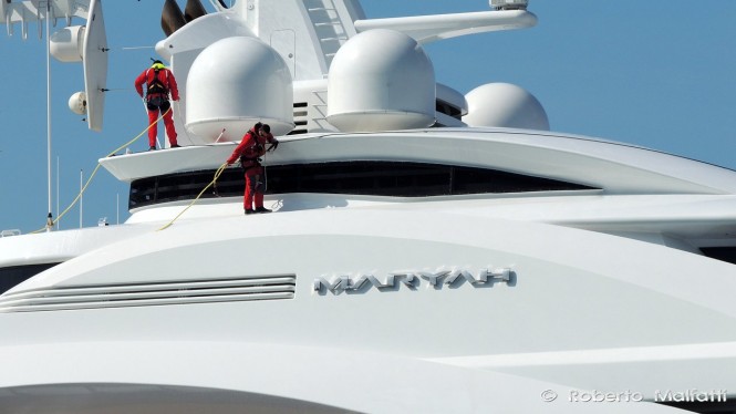 Maryah superyacht - Photo by Roberto Malfatti