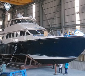 New Hunt Yachts Flagship Superyacht Hunt 80 nearing completion