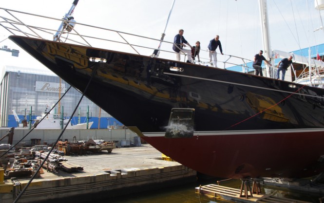 Re-launch of sailing yacht Ellen - Photo by G. Sargentini