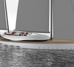 Sailing yacht KRILL project by Antonella Scarfiello