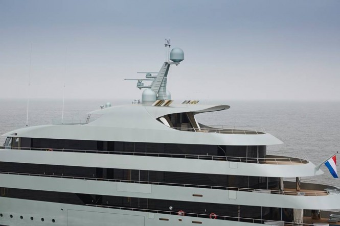 Savannah Yacht - side view - Photo by Feadship Royal Dutch Shipyards