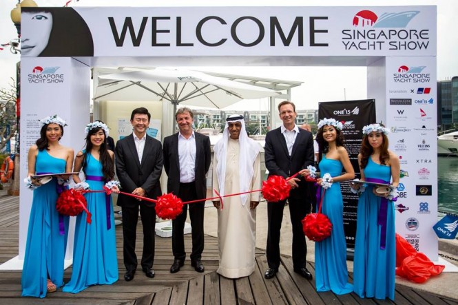 The official opening of the 2015 Singapore Yacht Show