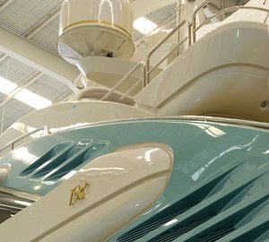 Third annual survey for a 47m ISA Motor Yacht at Rivergate Marina