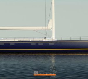 Majestic 33m Yachting Developments Superyacht Hull 1012 to Feature Sails by Doyle NZ