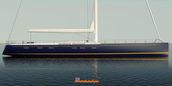 Yachting Developments' 33,5m superyacht Hull 1012 designed by German Frers