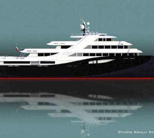 Breath-taking 109m Mega Yacht ESPRIT LARGE concept by Studio Sculli