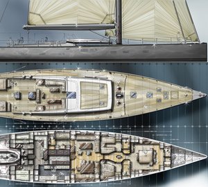 Two new 31m and 40m sailing yacht concepts designed by Barracuda Yacht Design for Mengi Yay Yachts