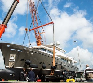 Launch of all-new 37m Superyacht SANTA MARIA T by Wim van der Valk