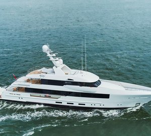 Brand new 44m FEADSHIP Motor Yacht MOON SAND under sea trials
