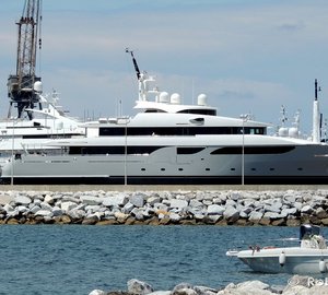 Gorgeous 53m Rossi Navi Motor Yacht SOUTH spotted at Benetti