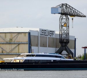 Massive 85m Oceanco Sailing yacht AQUIJO at Zwijnenburg