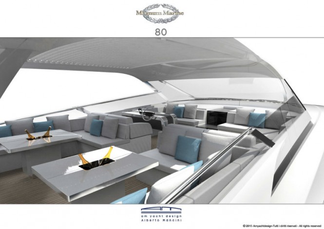 Aboard Magnum Marine 80 Yacht 