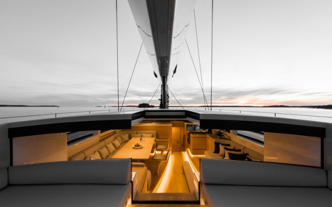 Aboard superyacht WinWin - Photo credit to Jeff Brown