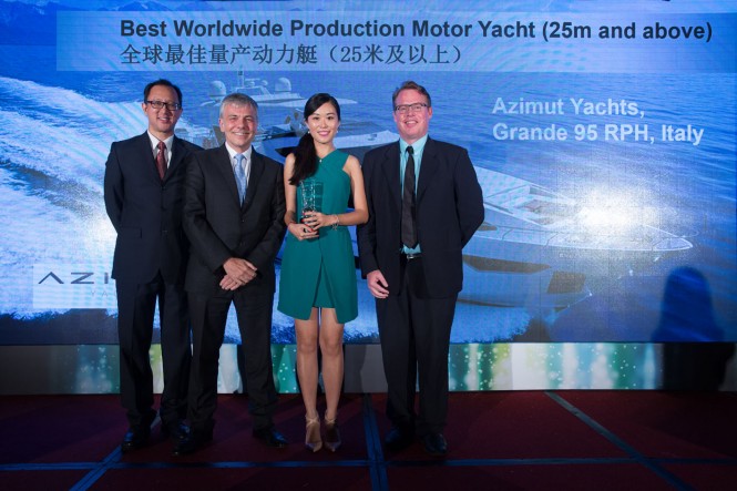 Asia Boating Award 2015 for Azimut Grande 95 RPH superyacht