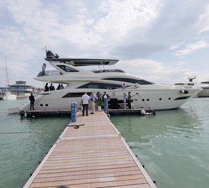 Launch of brand new Dominator 800 motor yacht Hull No.2